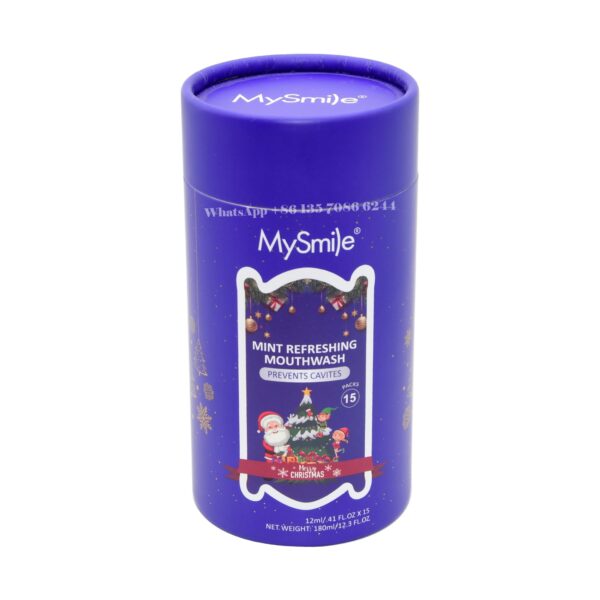 マウスウォッシュパウダー段ボールチューブ歯粉末紙管箱