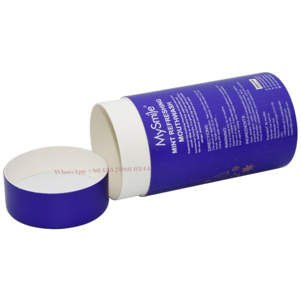 マウスウォッシュパウダー段ボールチューブ歯粉末紙管箱