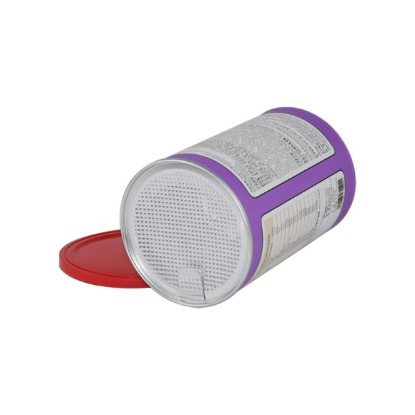 Peel-Off Lid Aluminum Foil Lining Paper Cans for Meal Replacement Powder Packaging