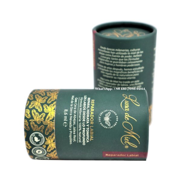 プラスチックフリーの段ボール化粧品チューブ環境に優しい紙管