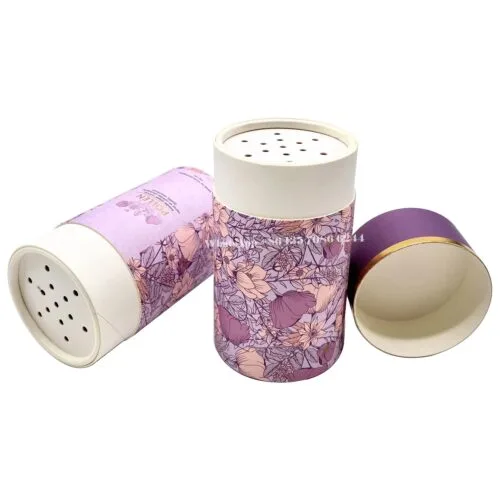 Plastic Free Cardboard Shaker Tube Talcum Powder Paper Tube Plastic Free Cardboard Shaker Tube Talcum Powder Paper Tube