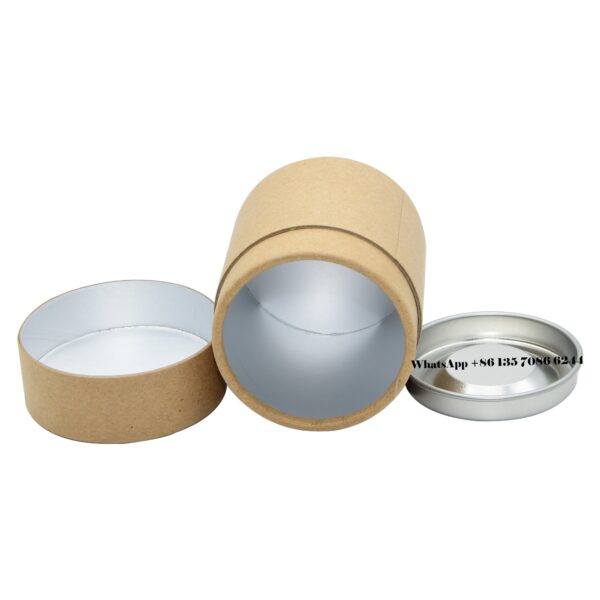 Premium Crafted Kraft Paper Loose Tea Packaging Tube Boxes