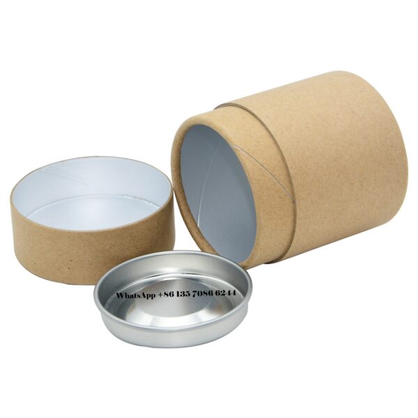 Premium Crafted Kraft Paper Loose Tea Packaging Tube Boxes