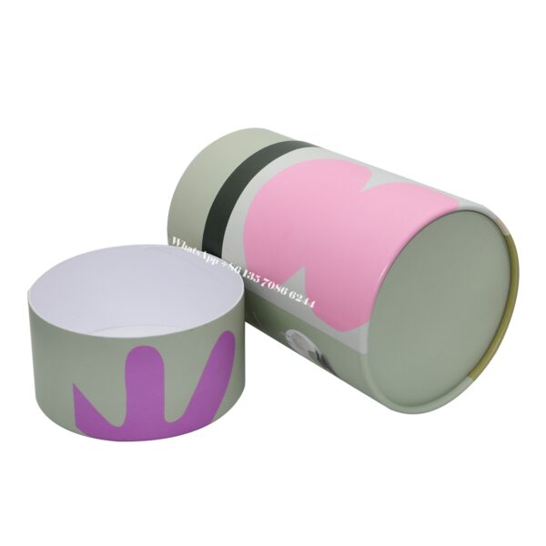 Cajas cilíndricas de papel protectoras para el embalaje de kits Skin Saver