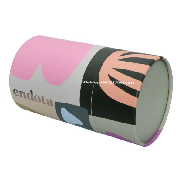 Cajas cilíndricas de papel protectoras para el embalaje de kits Skin Saver