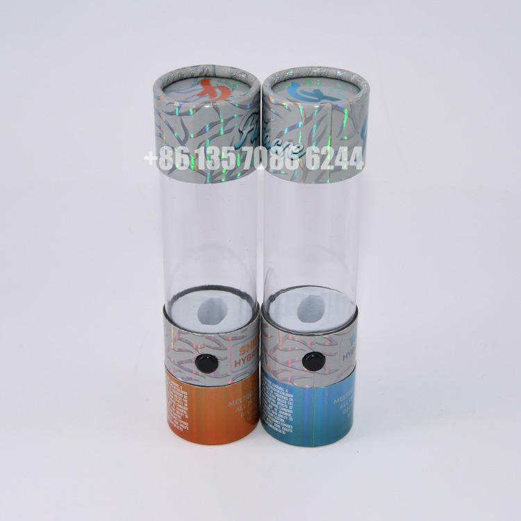 Recyclable Cannabis Child Resistant Paper Tube Packaging Box