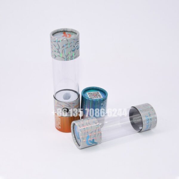 Caixa de embalagem de tubo de papel reciclável resistente a crianças Cannabis