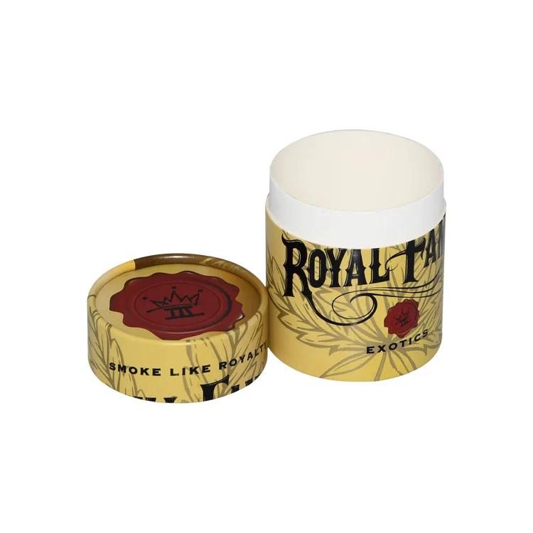 Recyclable Custom Cardboard Packaging Tubes Paper Tube Boxes for CBD Cartridge
