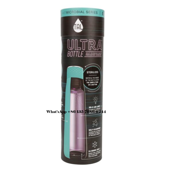 Recyclable Water Bottle Cardboard Packaging Cylinder Tube Box