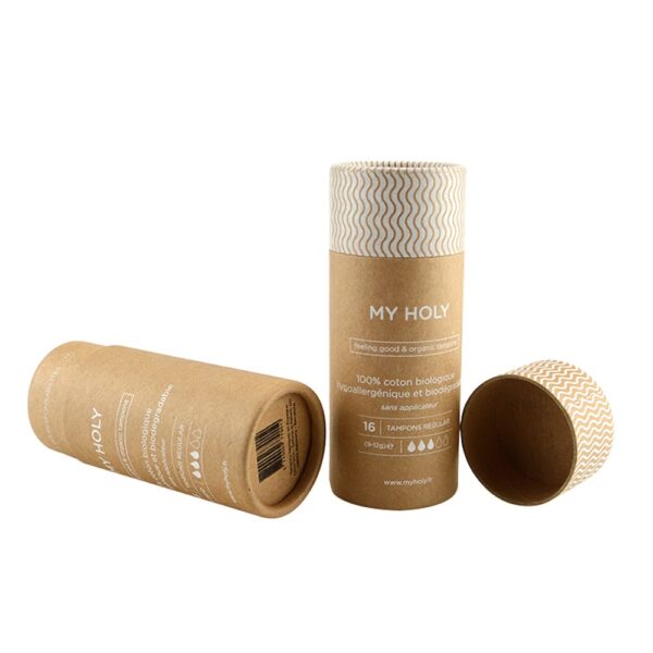 تغليف أنابيب ورق الكرافت المعاد تدويره للملابس الداخلية، أنابيب كرتون كرافت للملابس الداخلية