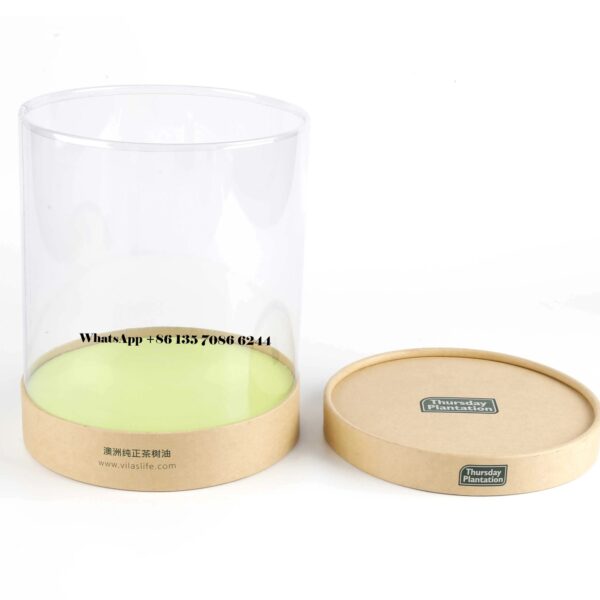 재활용 고급 종자유 종이 튜브 포장 상자 도매