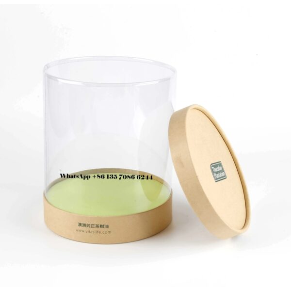 재활용 고급 종자유 종이 튜브 포장 상자 도매