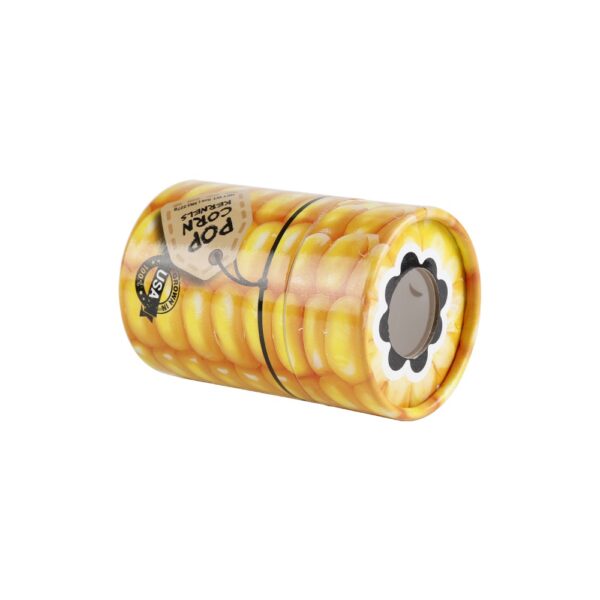 Recycled Rigid Paper Tube Boxes, Cardboard Cylindrical Boxes for Popcorn Kernels Packaging