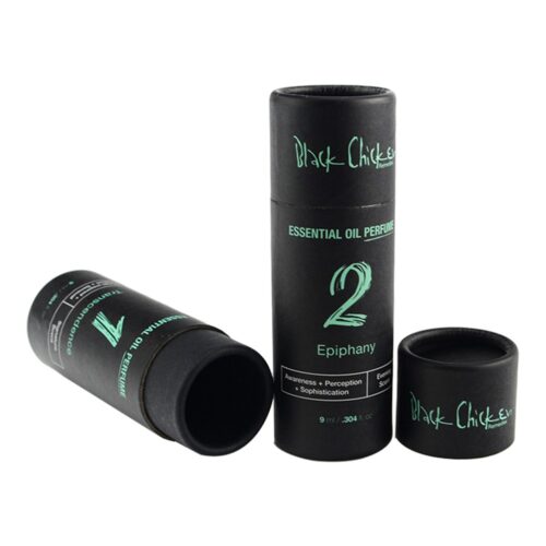 Round Cardboard Tube Boxes for Jars, Essential Oil Bottle Packaging Paper Tube Boxes