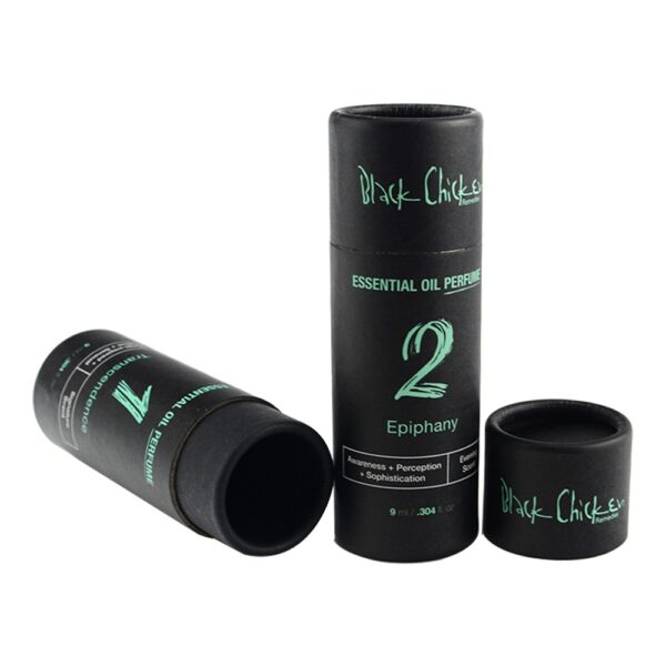 Round Cardboard Tube Boxes for Jars, Essential Oil Bottle Packaging Paper Tube Boxes