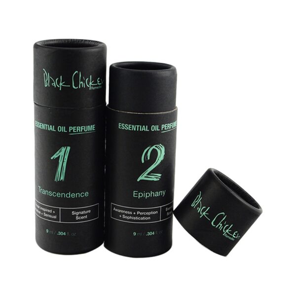 Round Cardboard Tube Boxes for Jars, Essential Oil Bottle Packaging Paper Tube Boxes