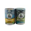 Tea Packaging Paper Cans with Aluminum Foil Lining, Rolled Edge Tea Packaging Paper Canisters