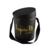 Wholesale Black Cardboard Cylinder Boxes for Rose Packaging, Luxury Large Round Flower Boxes