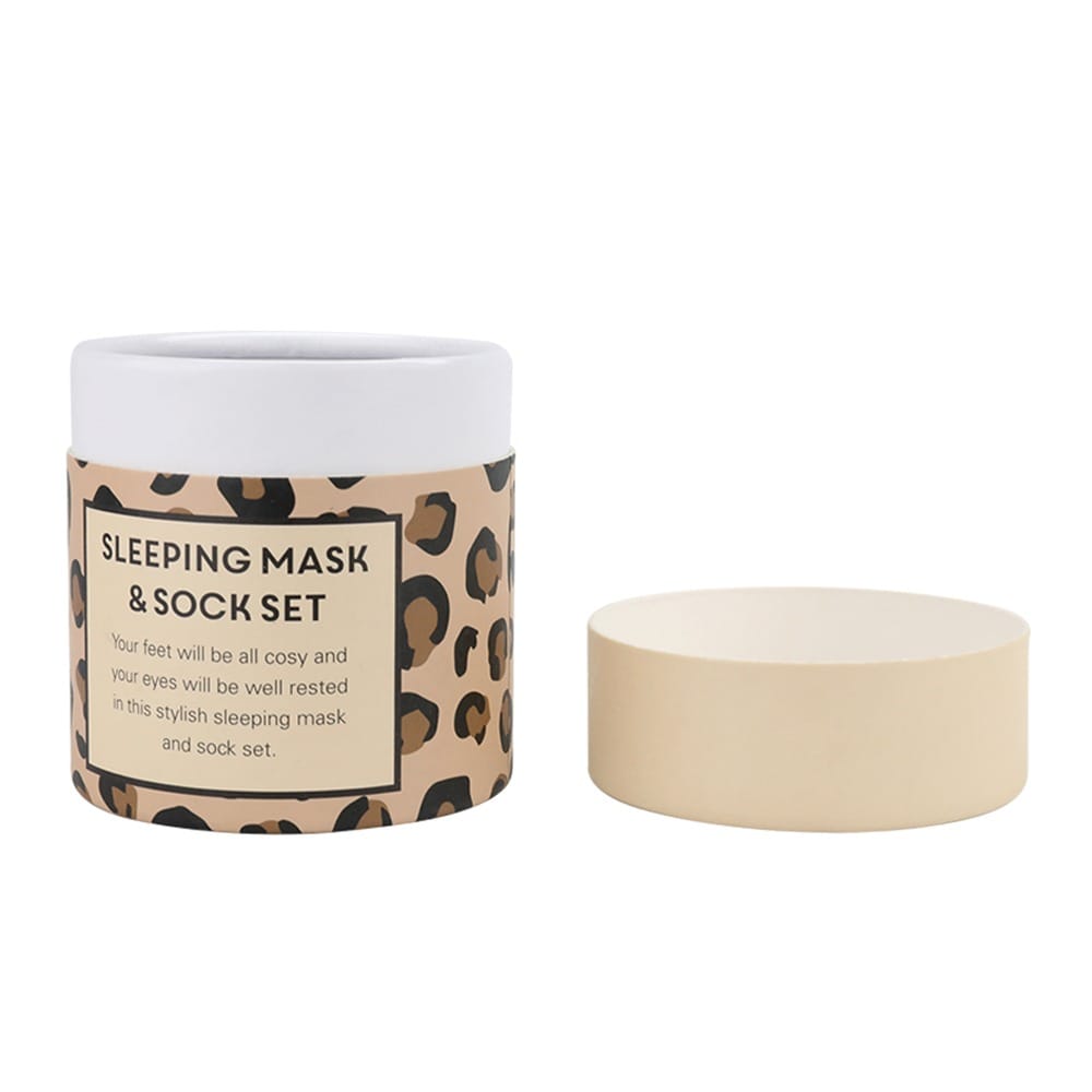 Wholesale Leopard Paper Tube Packaging Box Paper Cylinder Box for ...