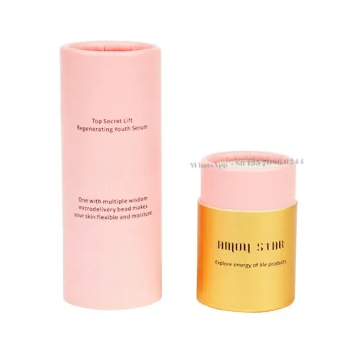 Wholesale Luxury Custom Serum Bottle Paper Tube Packaging