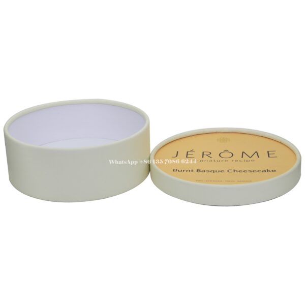 Wholesale Premium Food Cheesecake Cardboard Tube Packaging