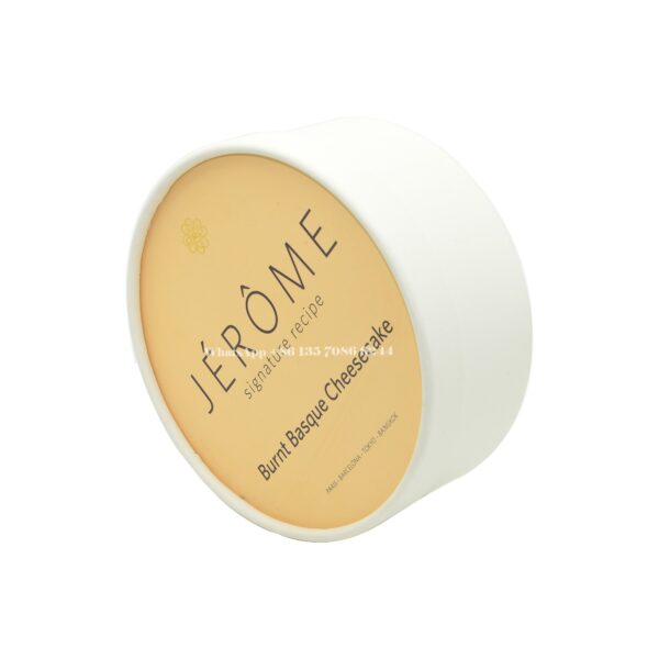 Wholesale Premium Food Cheesecake Cardboard Tube Packaging