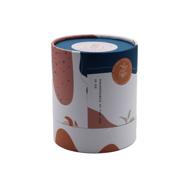 Wholesale Scented Candle Box Packaging Round Tubes, Cardboard Cylindrical Box for Candle