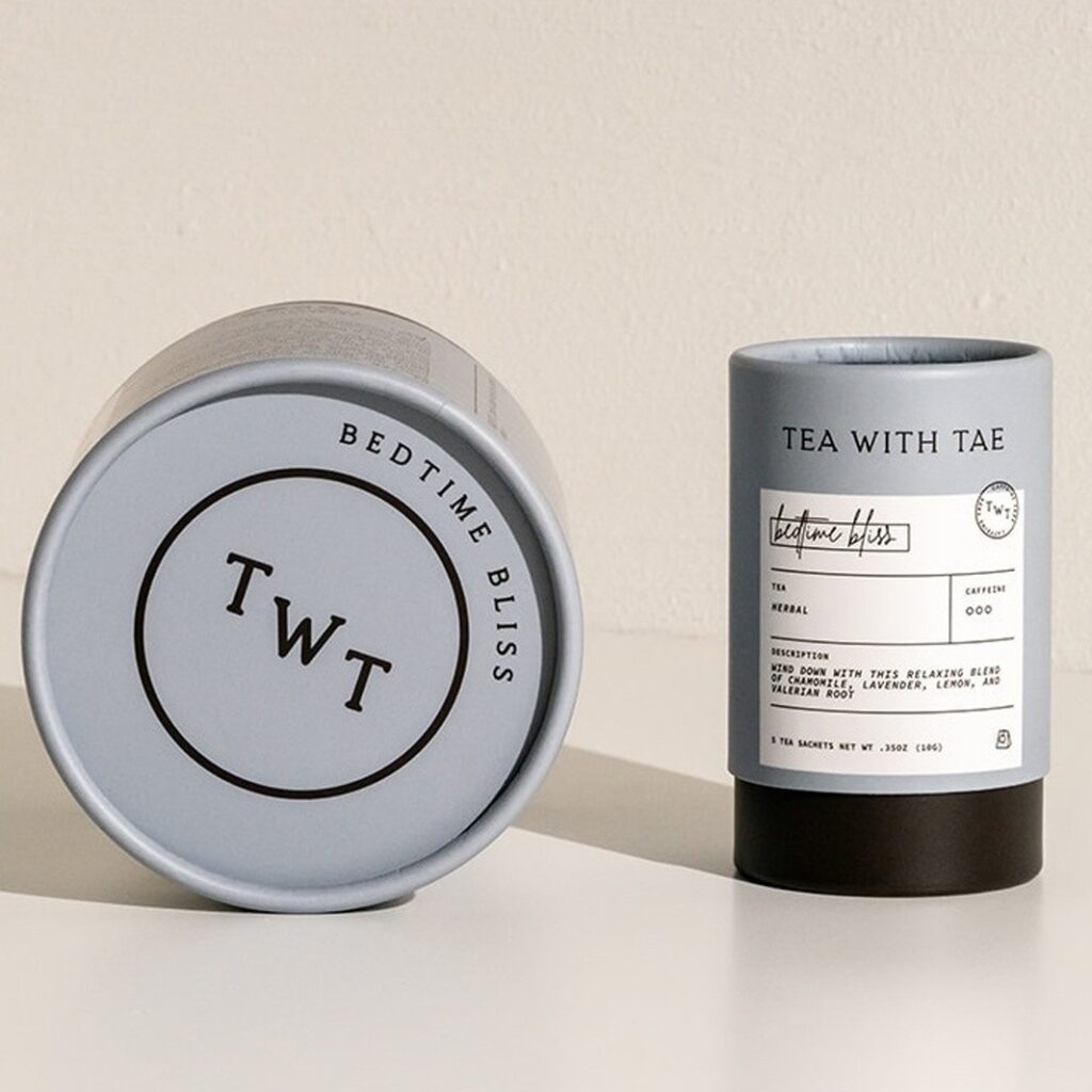 Custom Tea Tube Box Packaging