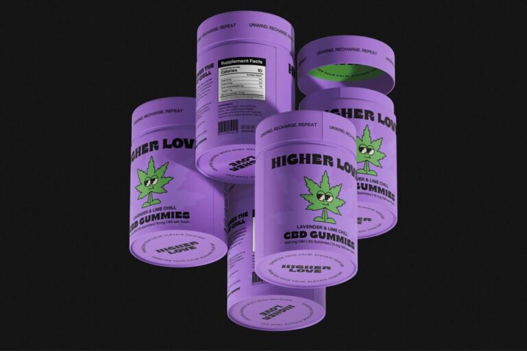 innovative cylindrical paper tube for CBD Gummies packaging design and brand value reconstruction