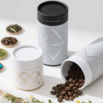 Embalagem de café em tubo de papel