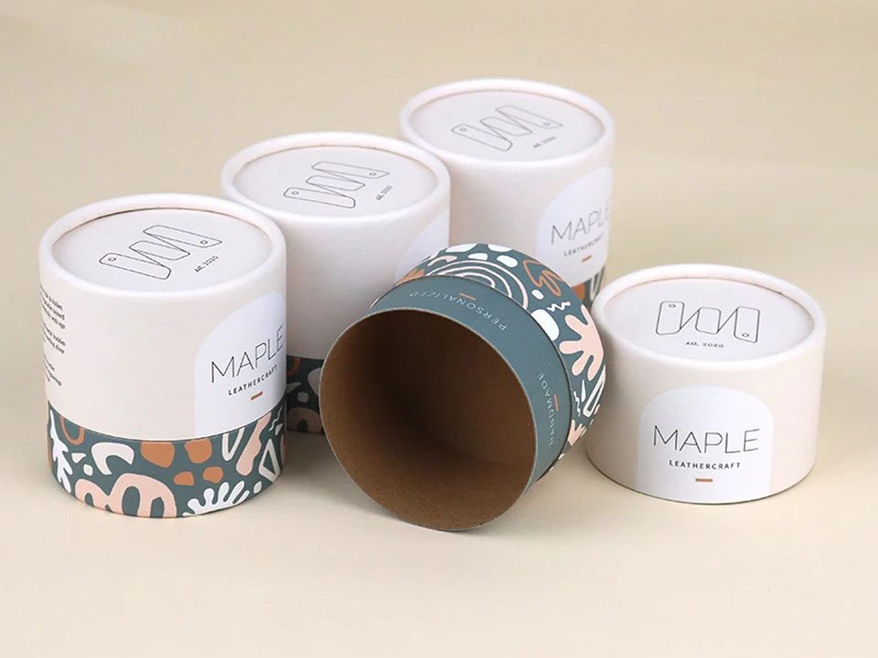 Imballaggio in tubo di carta