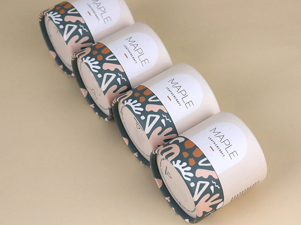 Imballaggio in tubo di carta