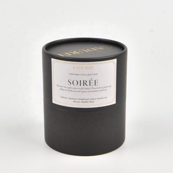 تغليف الأنبوب الورقي الأسود المخصص