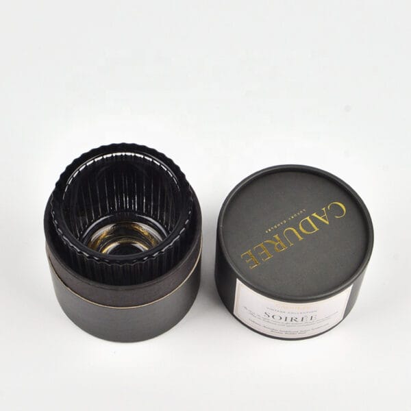 تغليف الأنبوب الورقي الأسود المخصص