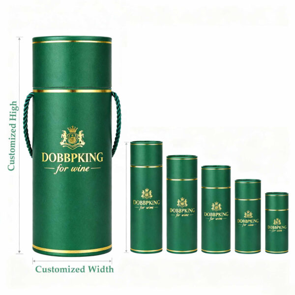 Custom Luxury Wine Paper Tube Packaging