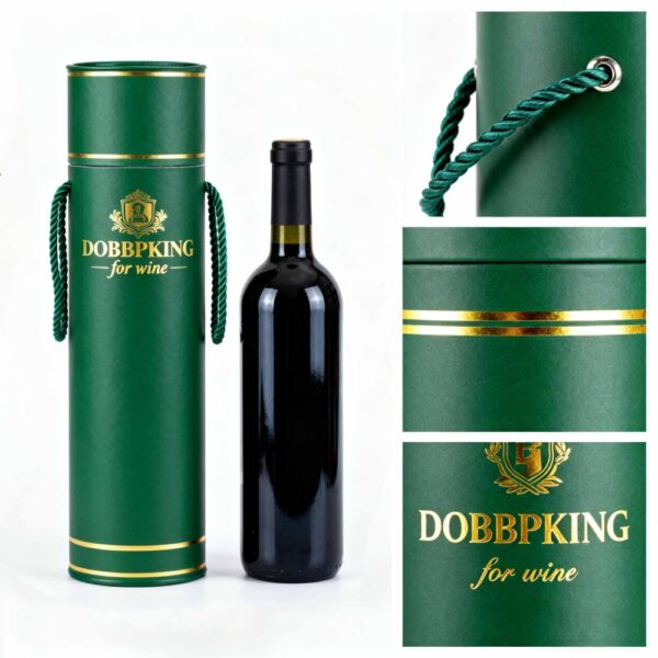 Custom Luxury Wine Paper Tube Packaging