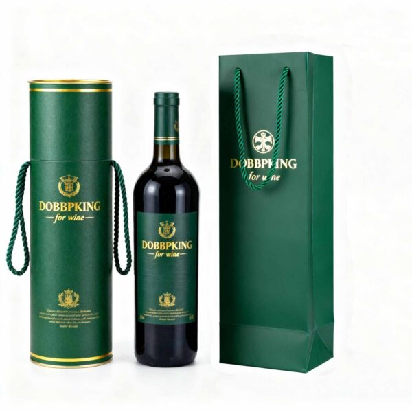 Custom Luxury Wine Paper Tube Packaging