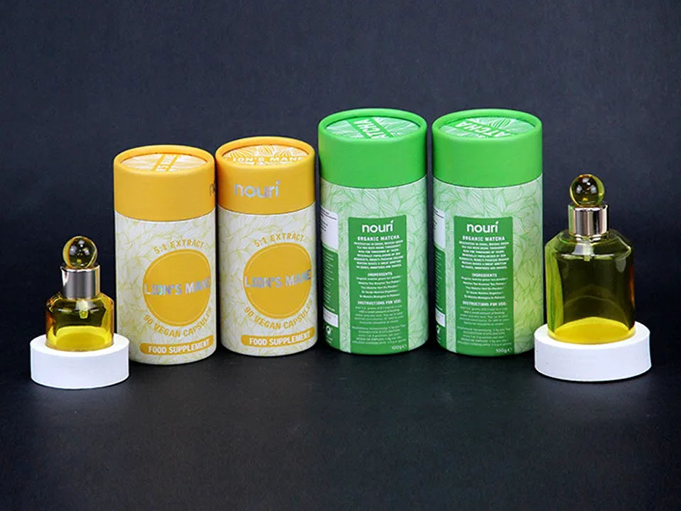 Boîte en tube de papier sur mesure