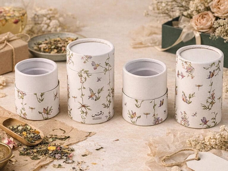 Tubos de papel para perfumes personalizados