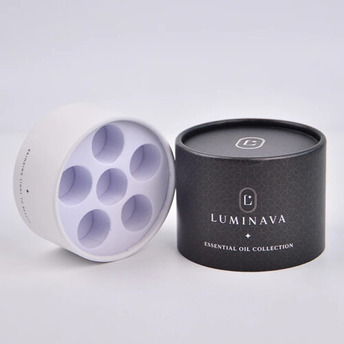 Пользовательские напечатанные бумажные коробки пробки упаковки эфирного масла