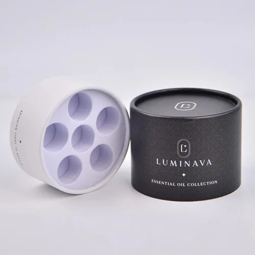 Custom Printed Essential Oil Paper Tube Packaging Boxes Custom Printed Essential Oil Paper Tube Packaging Boxes