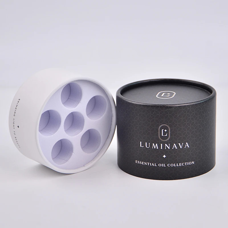 Пользовательские напечатанные бумажные коробки пробки упаковки эфирного масла