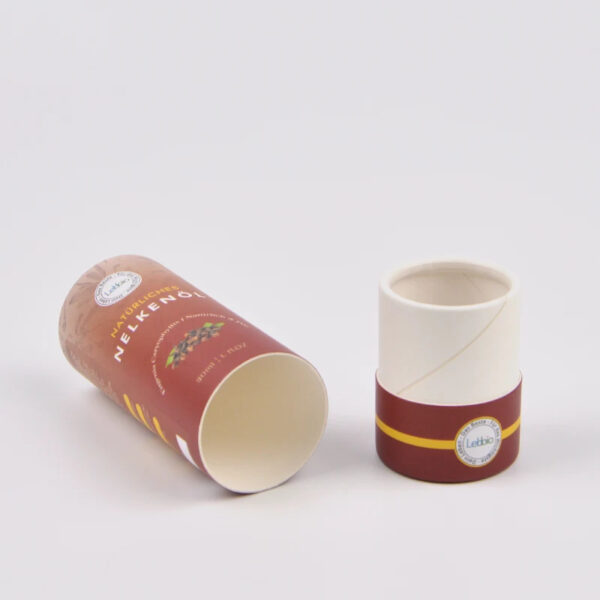 Custom Printed Essential Oil Paper Tube Packaging Boxes