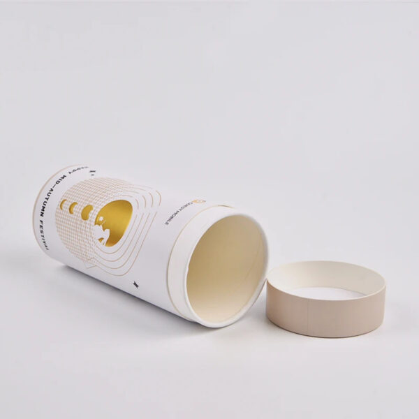 Custom Printed Mid-Autumn Paper Tube Gift Packaging Boxes