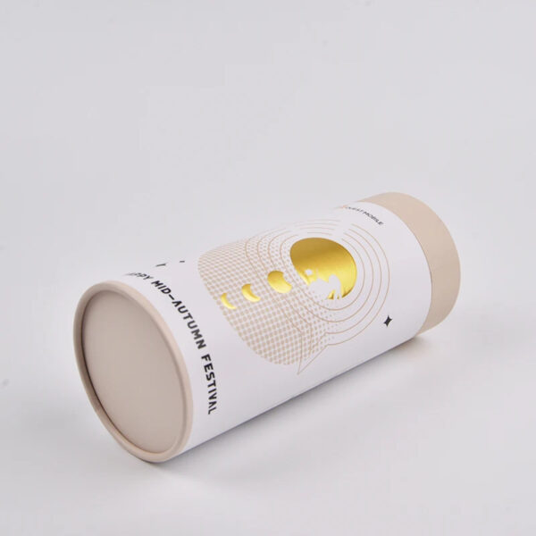 Custom Printed Mid-Autumn Paper Tube Gift Packaging Boxes