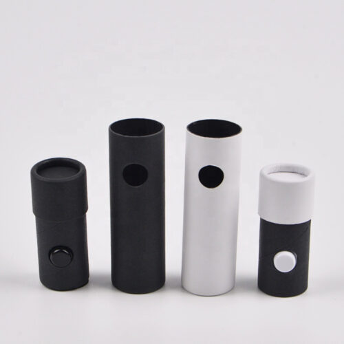 Custom Push Button Paper Tube Packaging for Cosmetics Box