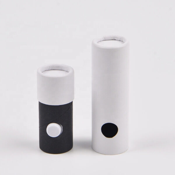 Custom Push Button Paper Tube Packaging for Cosmetics Box