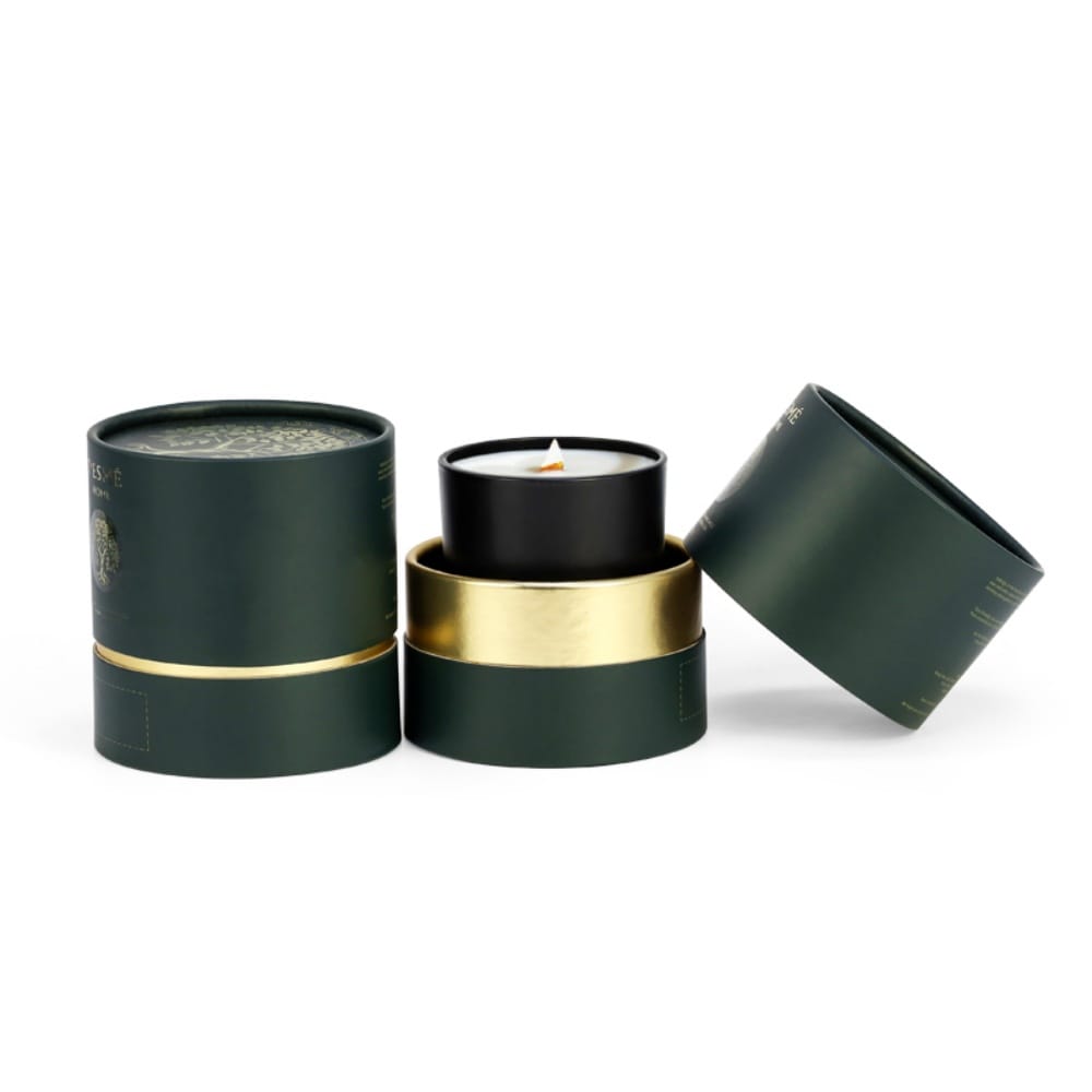 맞춤형 양초 선물 상자 종이 튜브 상자