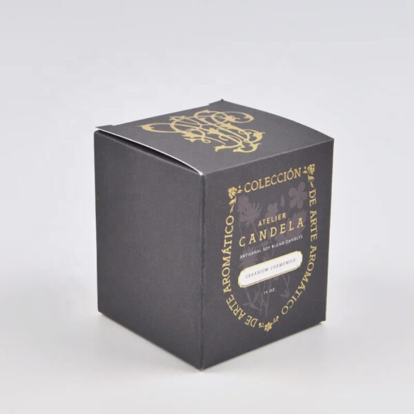 Luxury Custom Printed Candle Paper Box Packaging Design