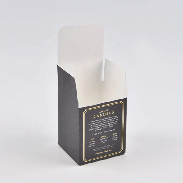 Luxury Custom Printed Candle Paper Box Packaging Design